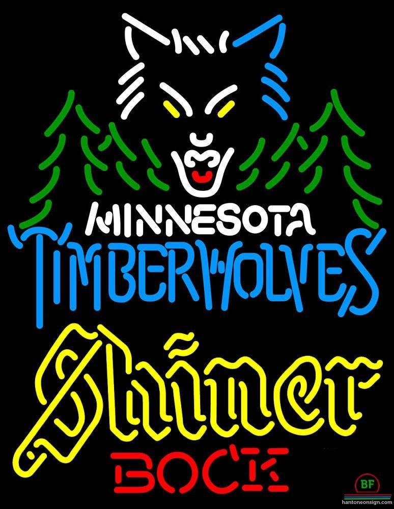 Shiner Bock Minnesota Timber Neon Sign Teams Neon Light