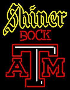 Shiner Texas A And M Aggies NCAA Sports Neon Sign Neon Light