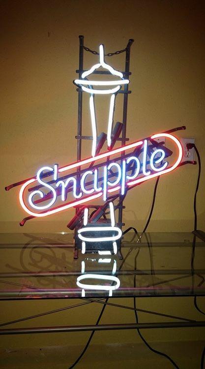 Snapple Neon Sign Bar Sign Neon Light