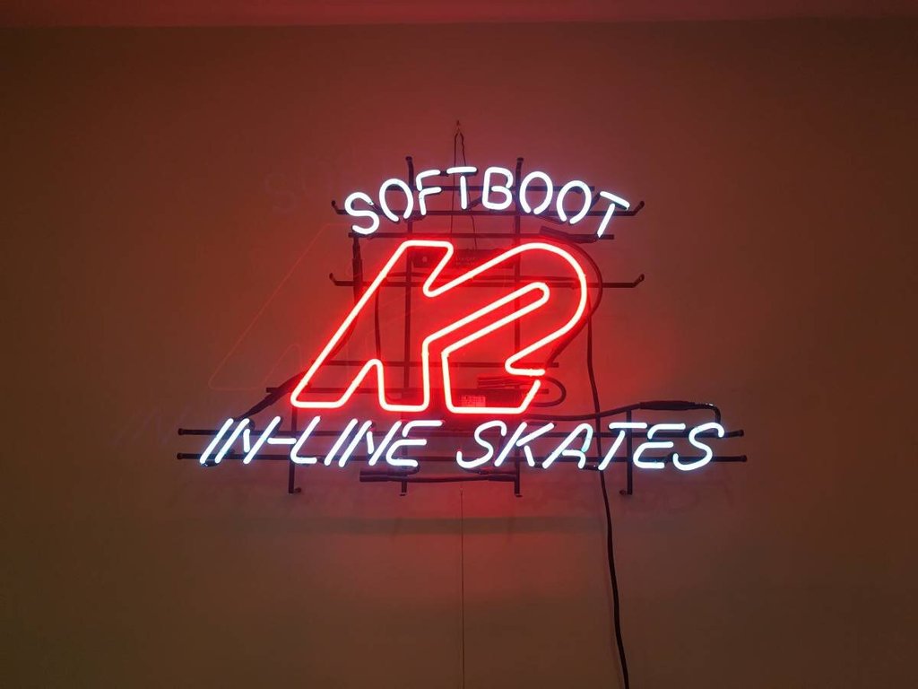 Softboot K2 In Line Skates Neon Sign Neon Light