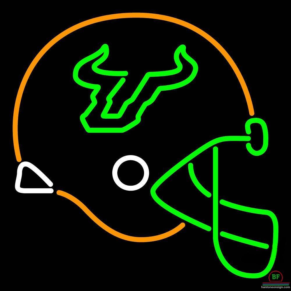 South Florida Bulls Helmet Neon Sign NCAA Teams Neon Light