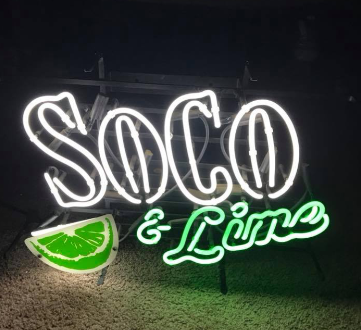 Southern Comfort Soco Lime Neon Sign Neon Light