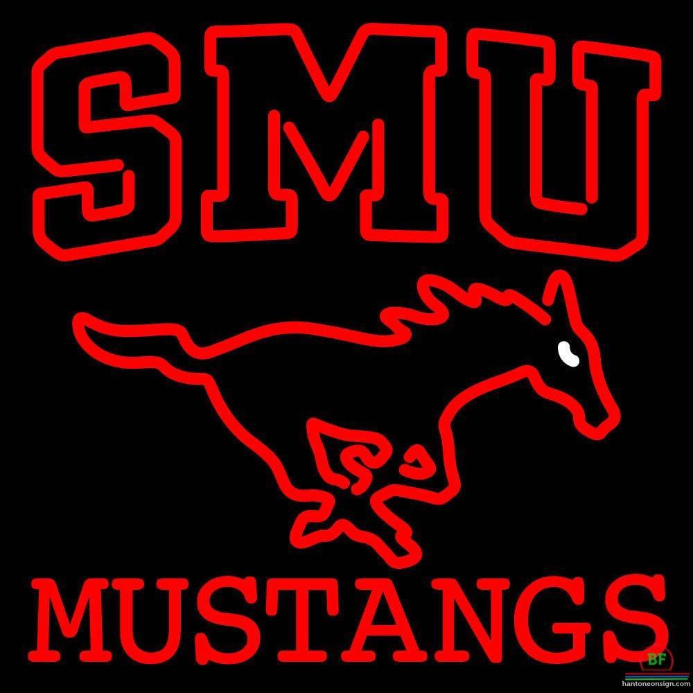 Southern Methodist Mustangs Neon Sign NCAA Teams Neon Light
