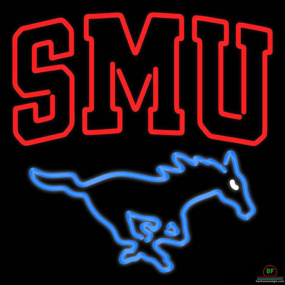 Southern Methodist Mustangs Neon Sign NCAA Teams Neon Light