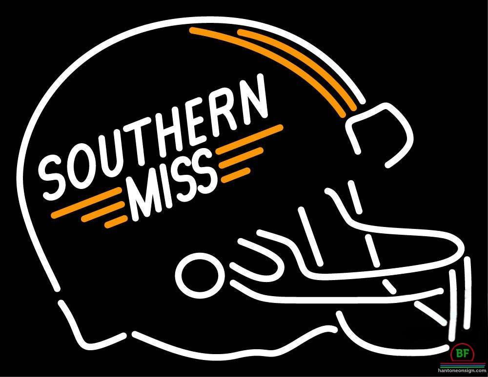 Southern Miss Golden Eagles Helmet Neon Sign NCAA Teams Neon Light