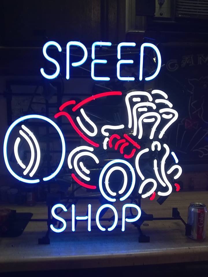 Speed Shop Neon Sign Neon Light