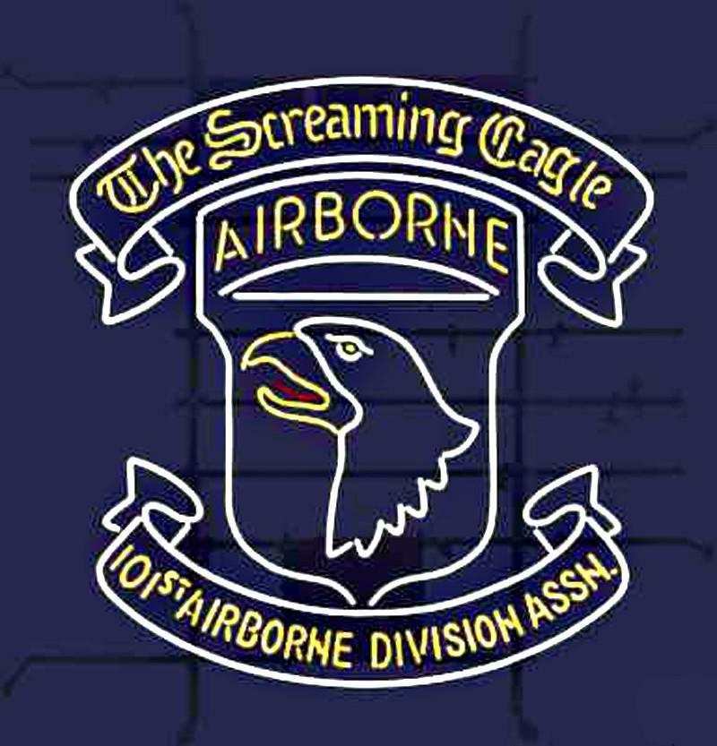 St Airborne Division Screaming Eagle Neon Sign