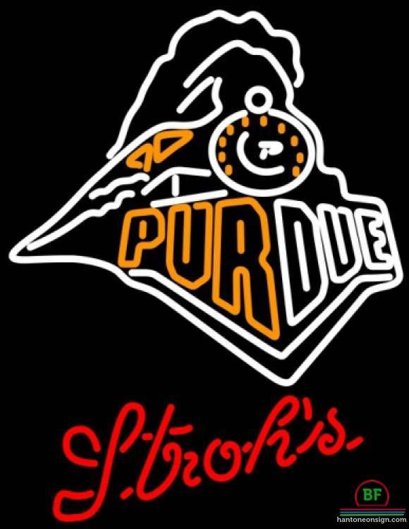 Strohs Purdue University Neon Sign NCAA Teams Neon Light