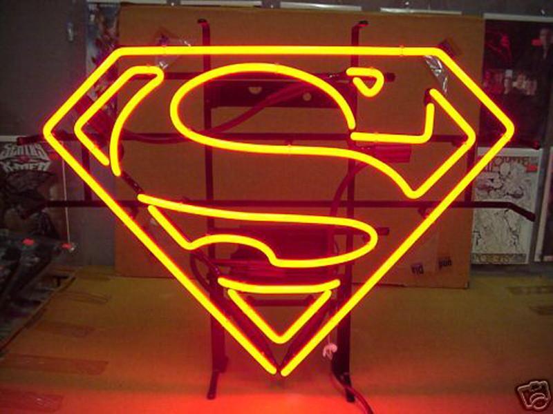 Superman Neon Sign