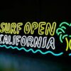 Surf Open California Neon Sign Neon Light