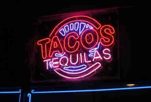 Tacos Tequilas Neon Sign Bar Sign Neon Light
