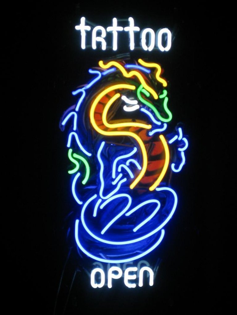 Tattoo Dragon Neon Sign Bar Sign Neon Light
