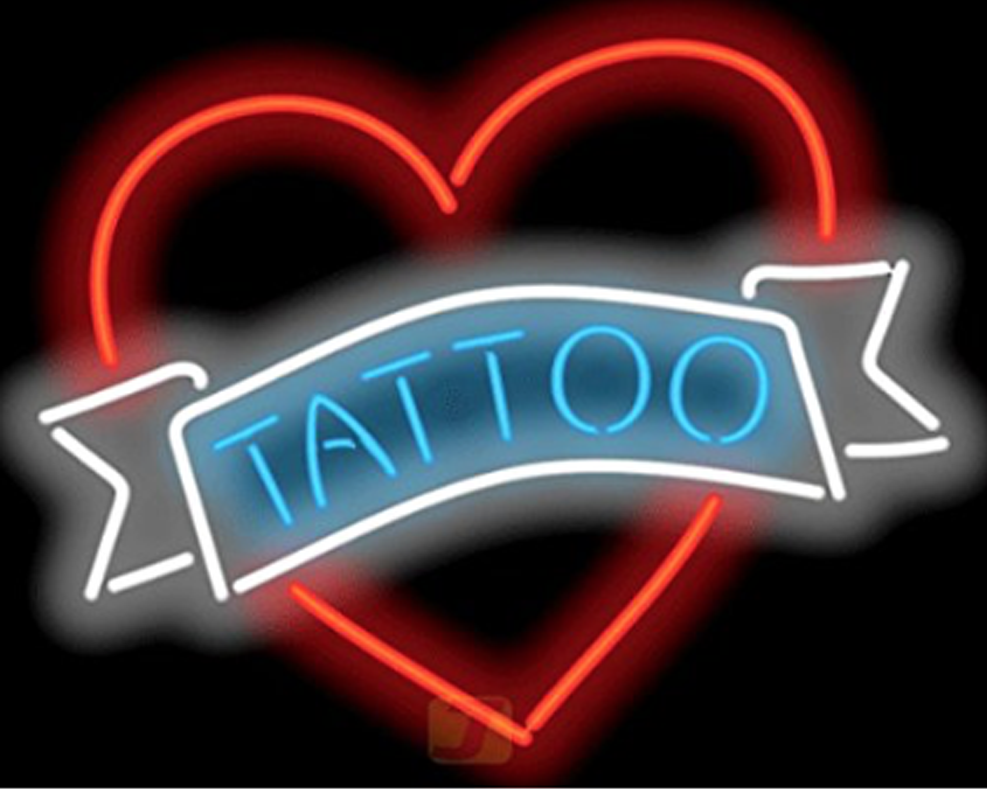 Tattoo Heart Neon Sign