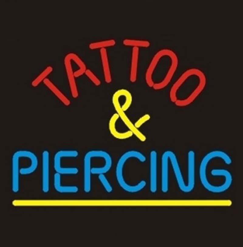 Tattoo & Piercins Neon Sign Bar Sign Neon Light
