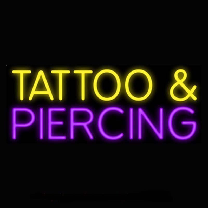 Tattoo & Piercins Neon Sign Bar Sign Neon Light