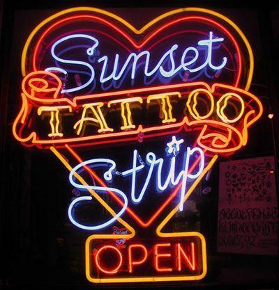 Tattoo Sunset Stup Open Heart Neon Sign Bar Sign Neon Light