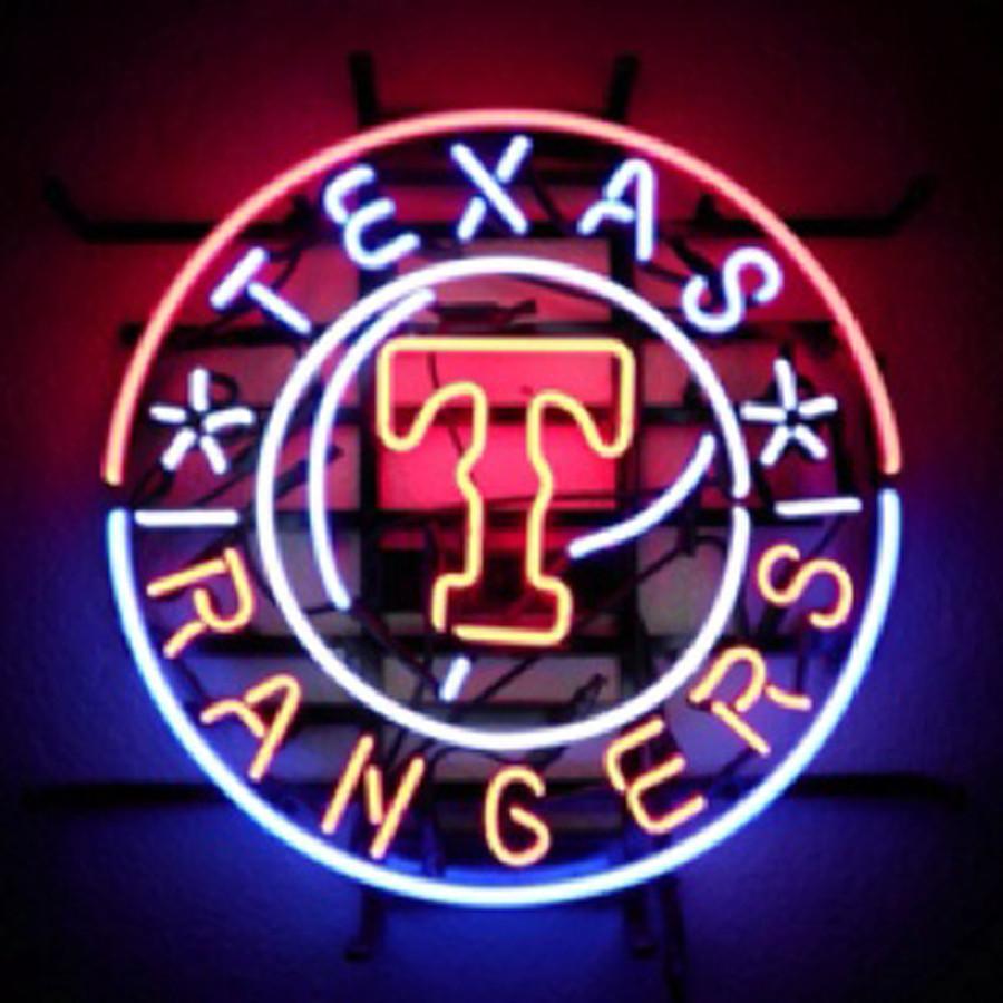 Texas Baseball Neon Sign