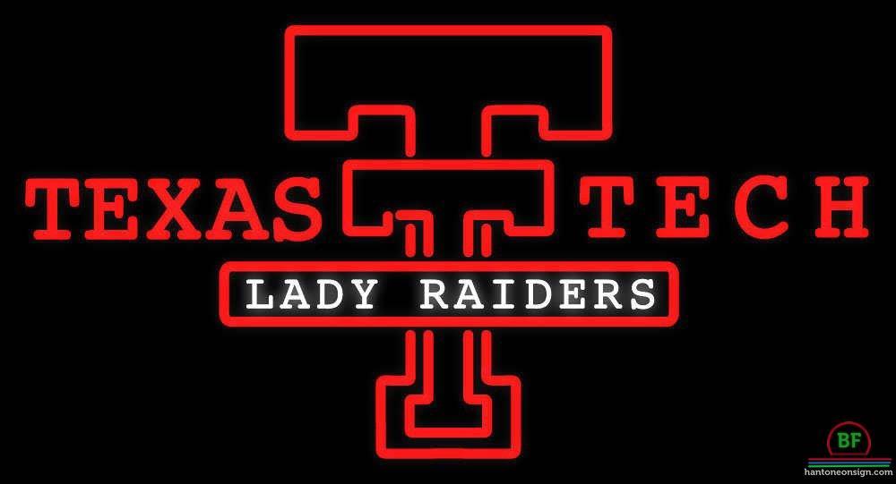 Texas Tech Red Raiders Neon Sign NCAA Teams Neon Light
