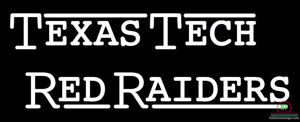 Texas Tech Red Raiders Neon Sign NCAA Teams Neon Light