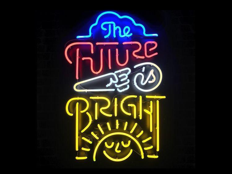 The Future Is Bright Neon Sign Neon Light