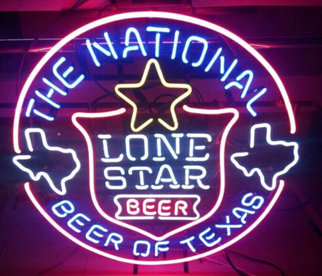 The National Lone Star Beer Beer Of Texas Neon Sign Bar Sign Neon Light