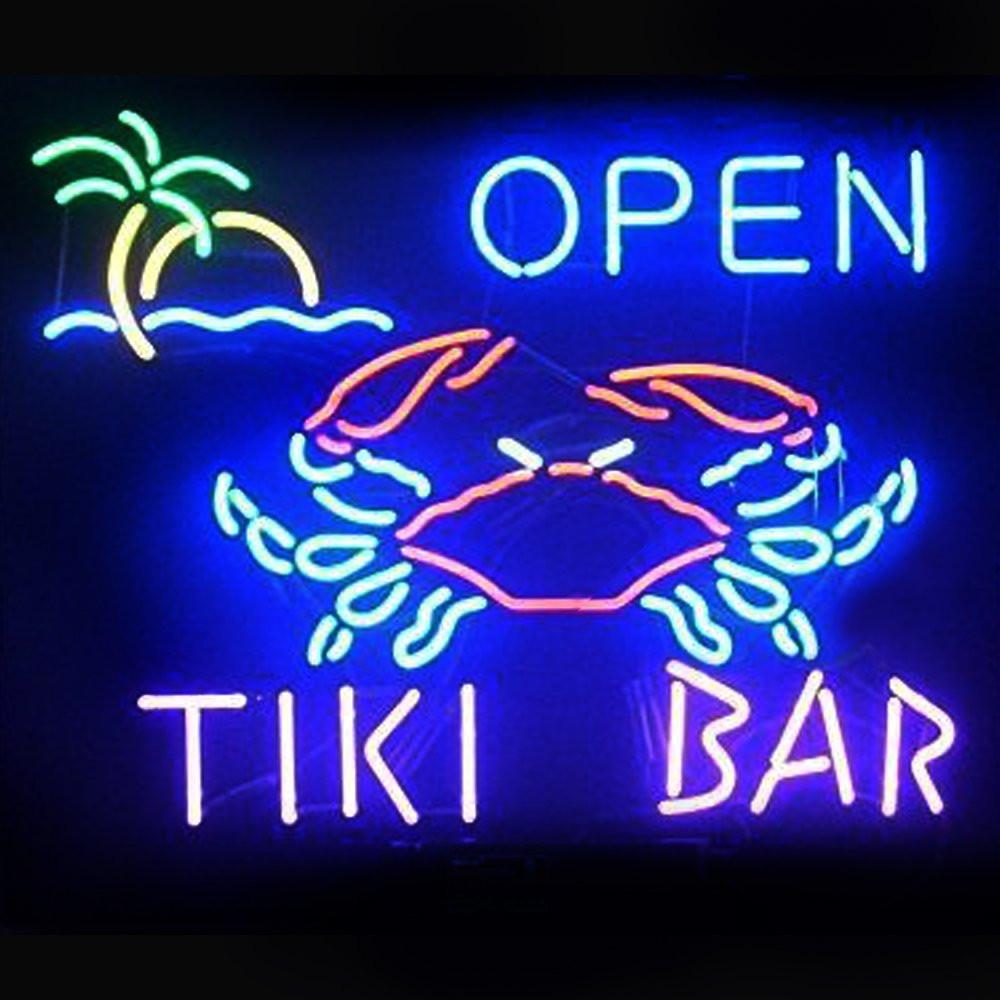 Tiki Bar Open Neon Sign Bar Sign Neon Light