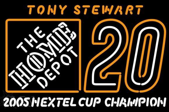 Tony Stewart 20 Nascar Neon Sign Bar Sign Neon Light