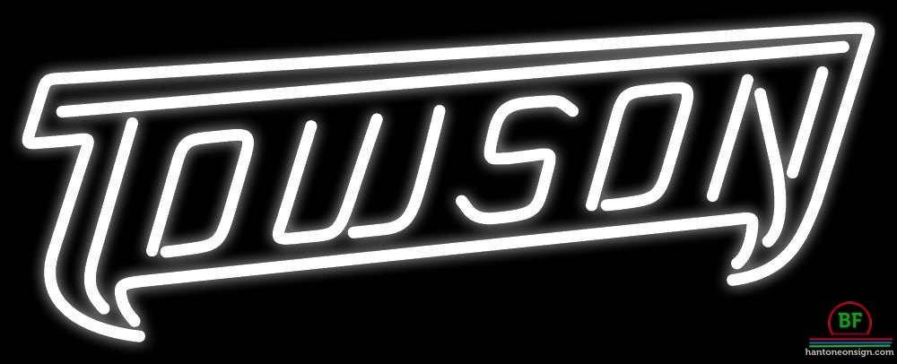 Towson Tigers Neon Sign NCAA Teams Neon Light