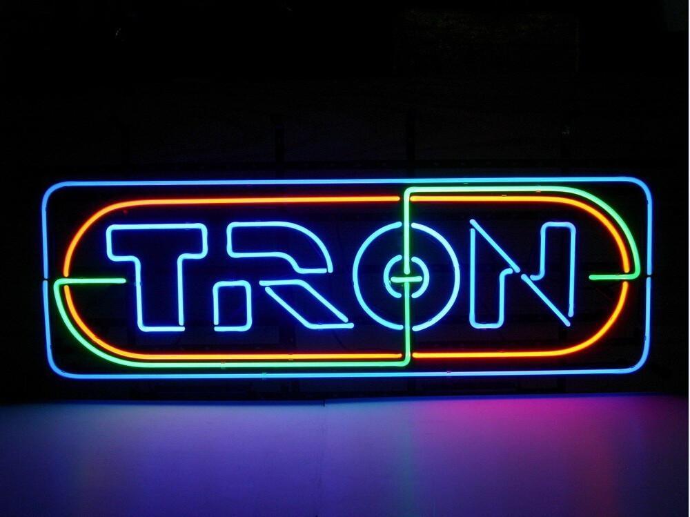 Tron Recognizer Neon Sign