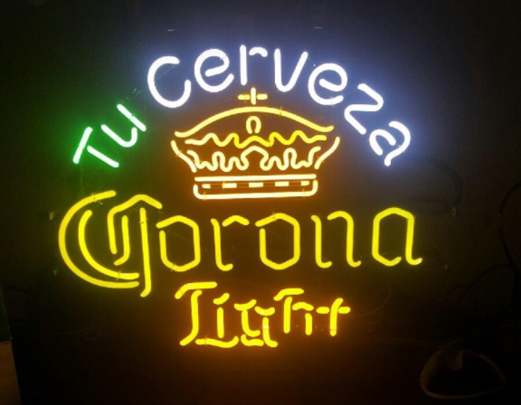 Tu Cerveza Corona Light Neon Sign Bar Sign Neon Light