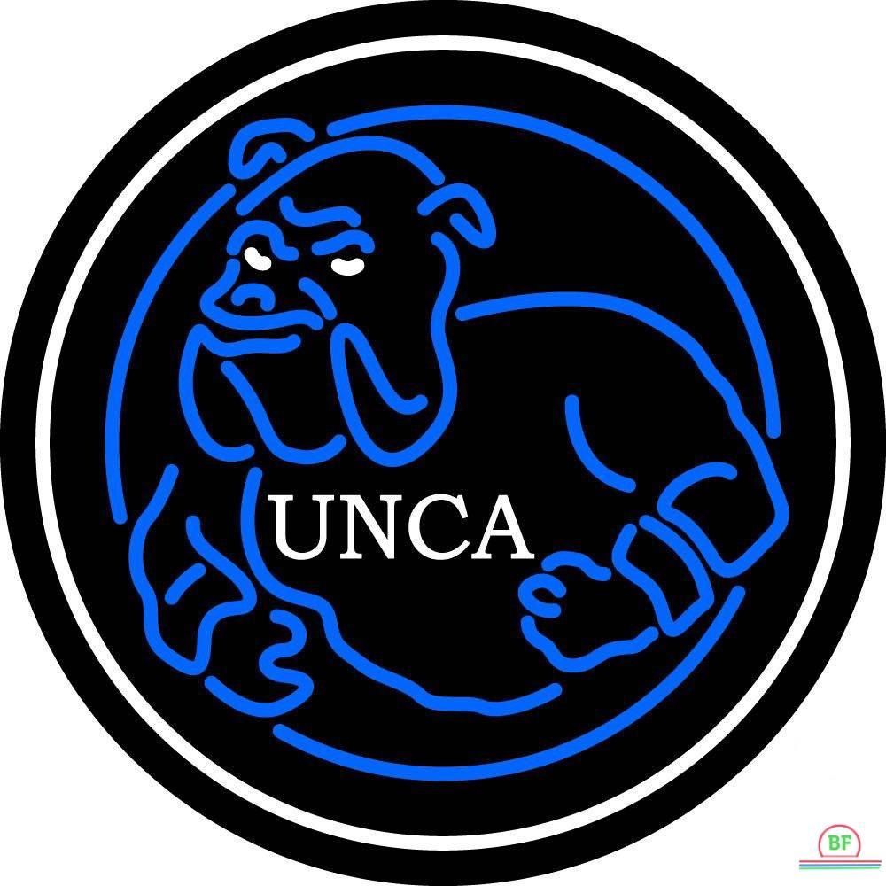 UNC Asheville Bulldogs Neon Sign NCAA Teams Neon Light