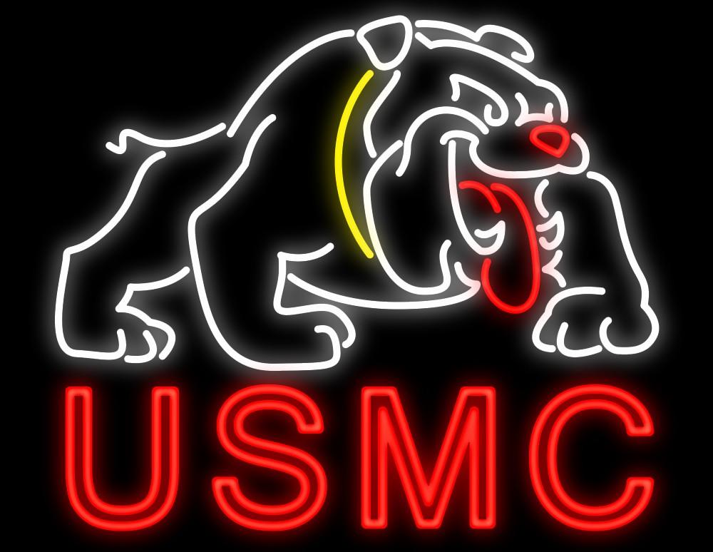 USMC United States Marine Corps Neon Sign Bar Sign Neon Light