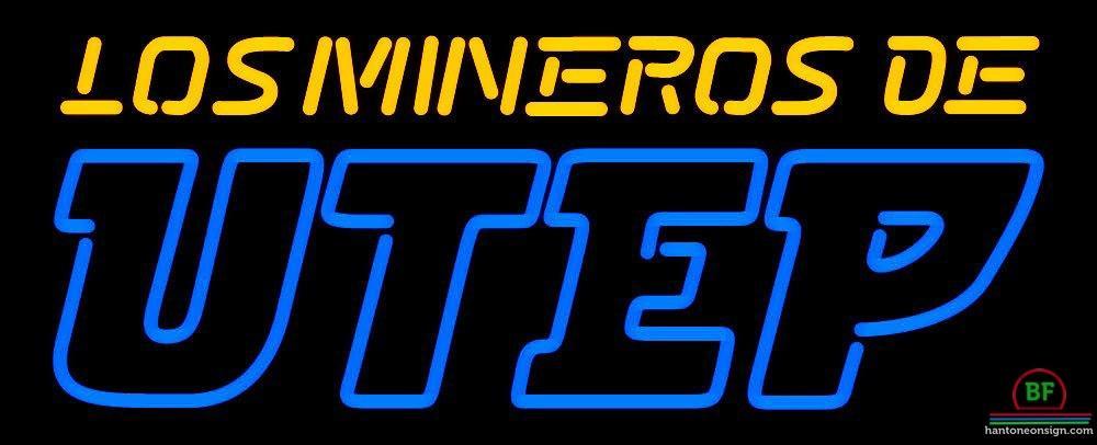 UTEP Miners Neon Sign NCAA Teams Neon Light