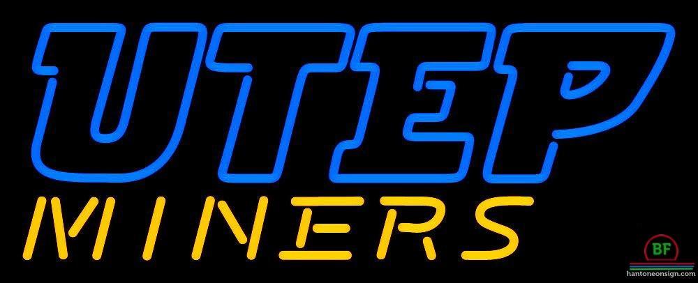 UTEP Miners Neon Sign NCAA Teams Neon Light