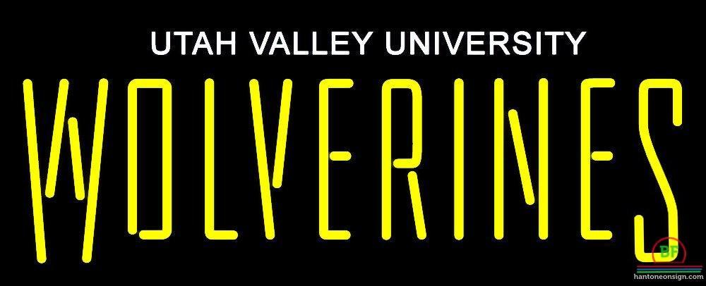 Utah Valley Wolverines- Neon Sign NCAA Teams Neon Light