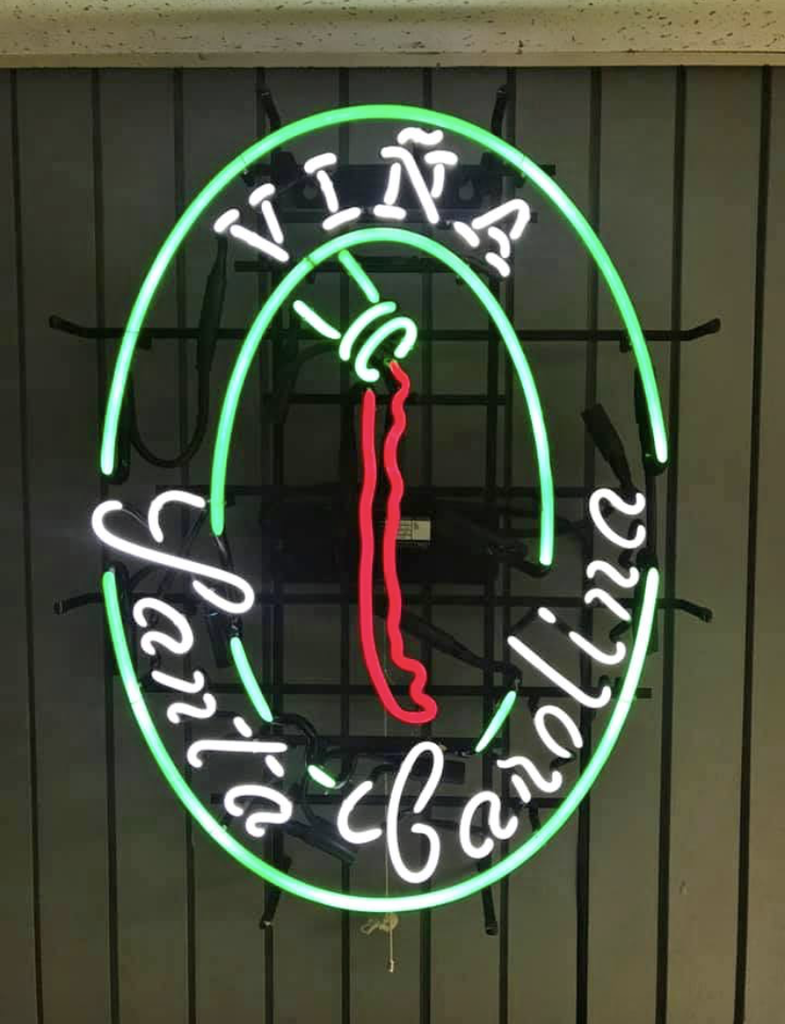 Vina Santa Carolina Neon Sign Neon Light