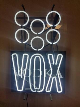 Vodka Vox Neon Sign Bar Sign Neon Light