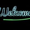 Welcome Neon Sign
