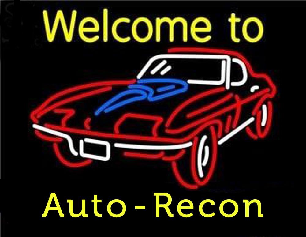 Welcome to Auto-Recon Neon Sign Bar Sign Neon Light