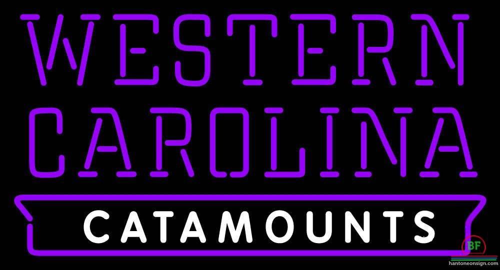 Western Carolina Catamounts Neon Sign NCAA Teams Neon Light