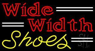 Wide Width Shoes Neon Sign Neon Light
