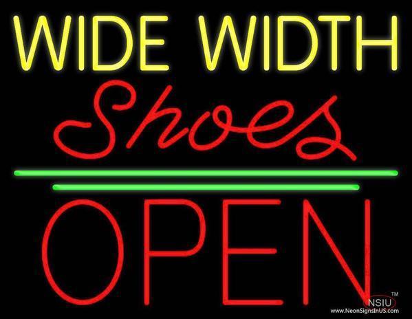 Wide Width Shoes Neon Sign Neon Light