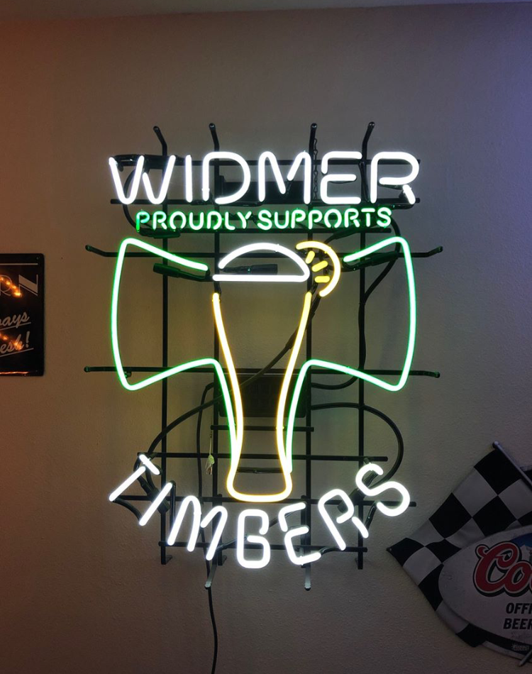 Widmer Timbers Proudly Supports Neon Sign Neon Light