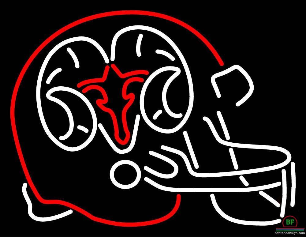 Winston Sale State Rams Helmet Neon Sign NCAA Teams Neon Light