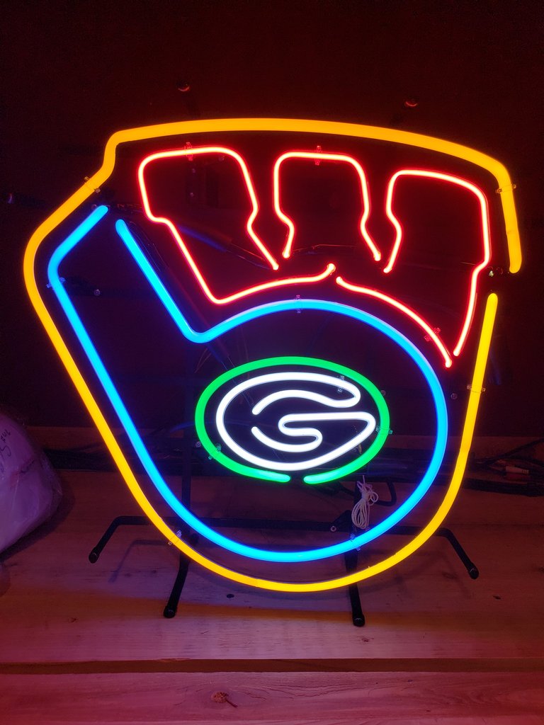 Wisconsin Green Bay Packers Neon Sign Tube Neon Light – DIY Neon Signs