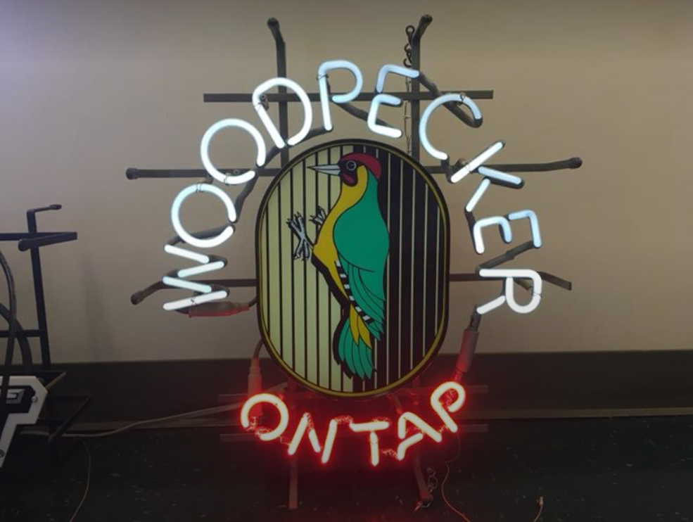 Woodpecker Beer On TAP Neon Sign Neon Light