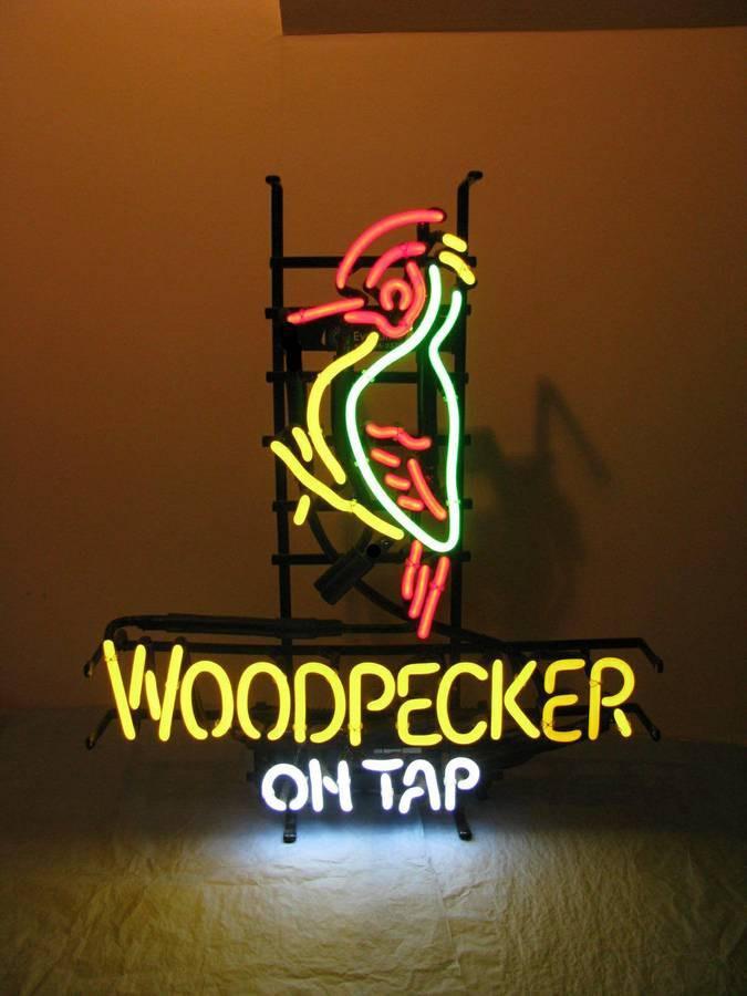 Woodpecker Cider On Tap Neon Sign Neon Light