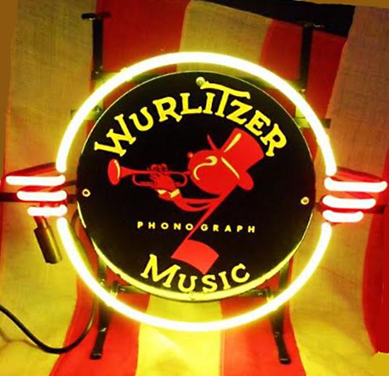 Wurlitzer Johnny One Note Neon Sign