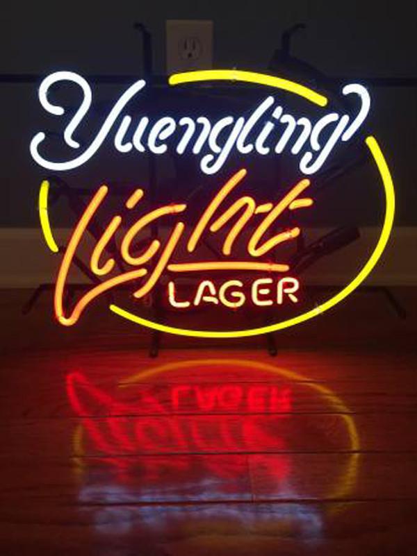 Yuengling Light Lager Neon Sign Bar Sign Neon Light