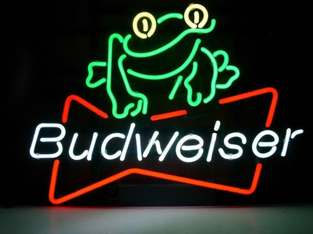 Budweiser Frog Neon Sign
